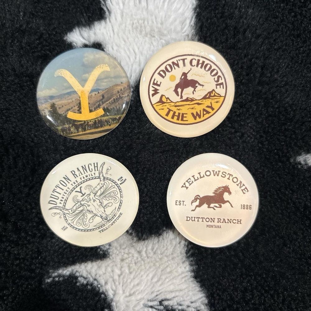Yellowstone Dutton Ranch Button Set